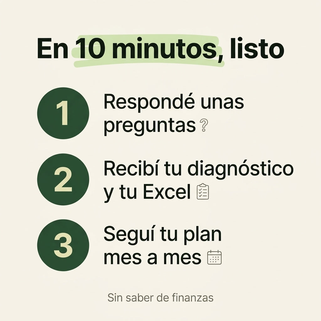 Tu salida de las deudas, en 10 minutos y sin saber de finanzas