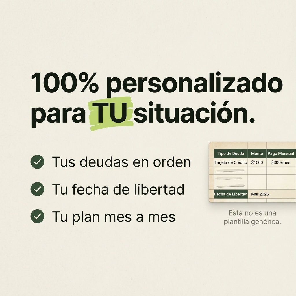 Tu salida de las deudas, en 10 minutos y sin saber de finanzas