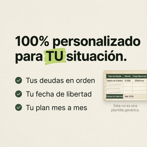Tu salida de las deudas, en 10 minutos y sin saber de finanzas